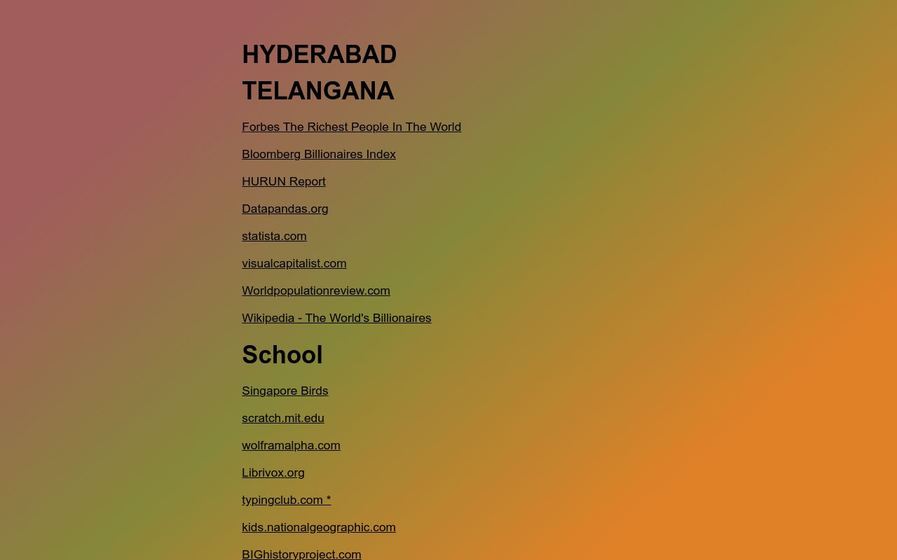 Carrd profile picture for @hyderabad
